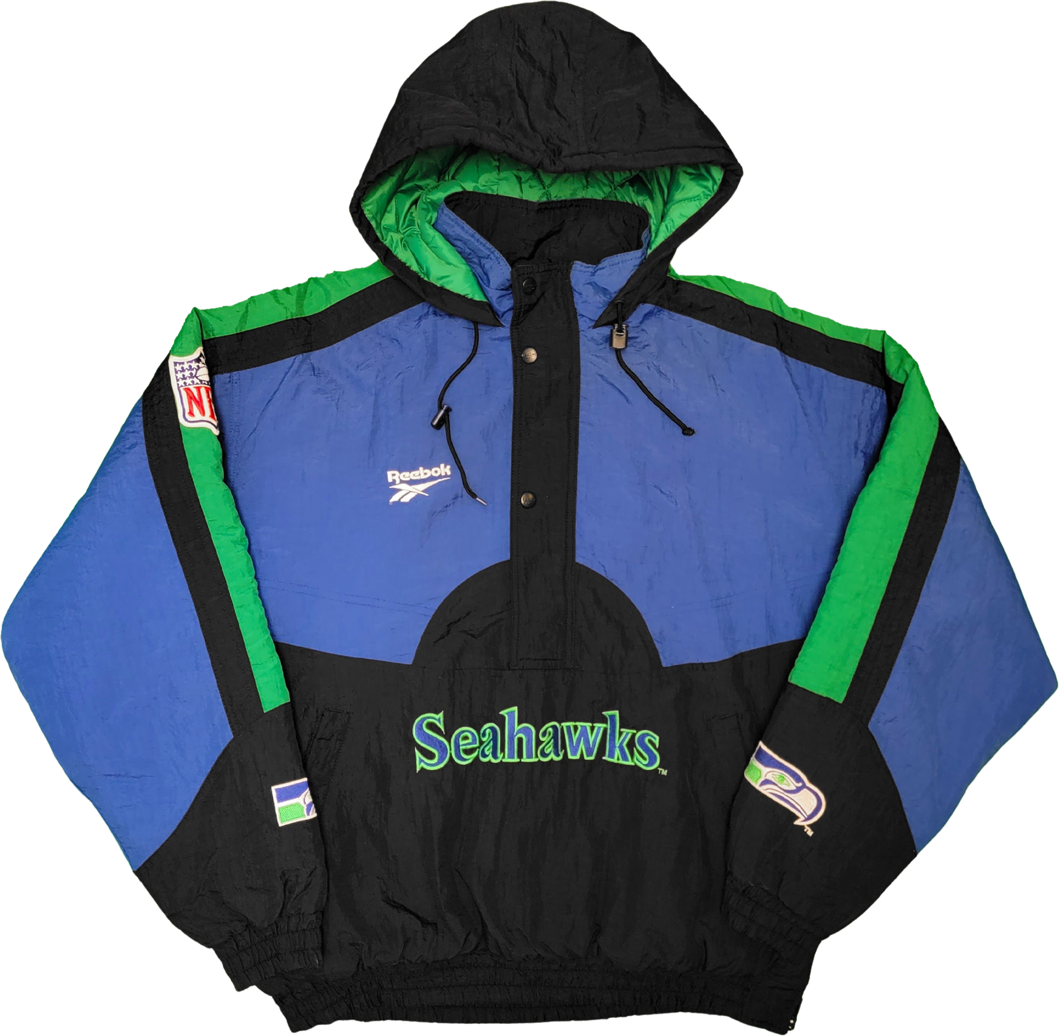 Men's Seattle Seahawks Vintage 90s Reebok Jacket by NFL Football Licen |  Shop THRILLING