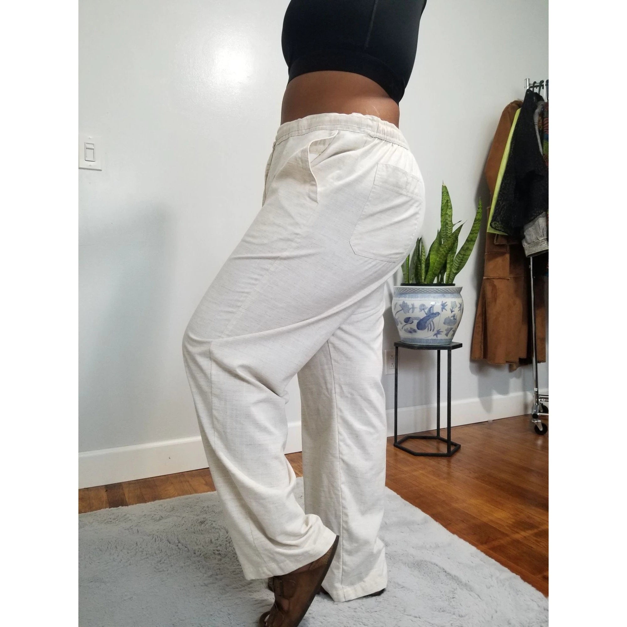 Sarin Mathews Womens Yoga Sweatpants Wide Leg Lounge Pajamas Pants