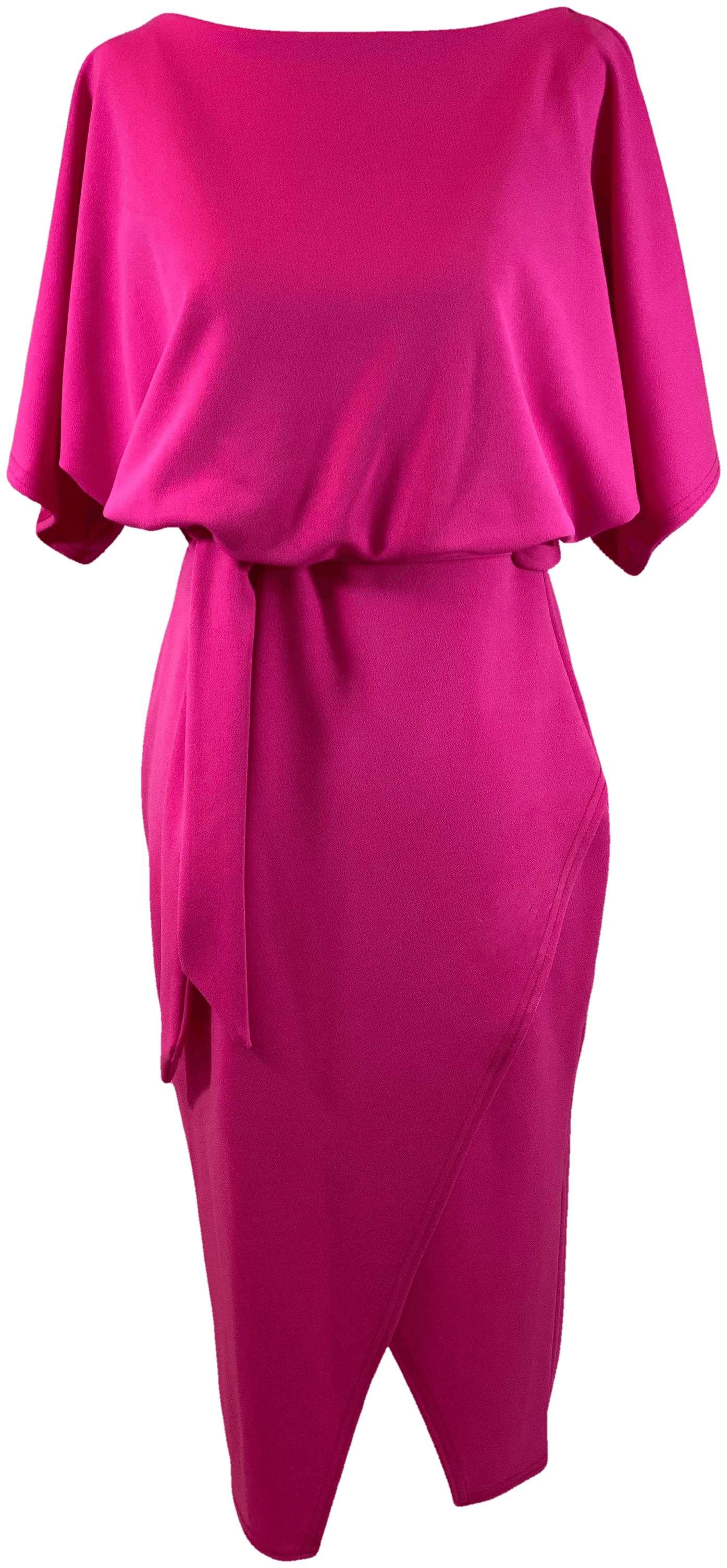 Vintage 90's Hot Pink Knit Dress Free Shipping Thrilling