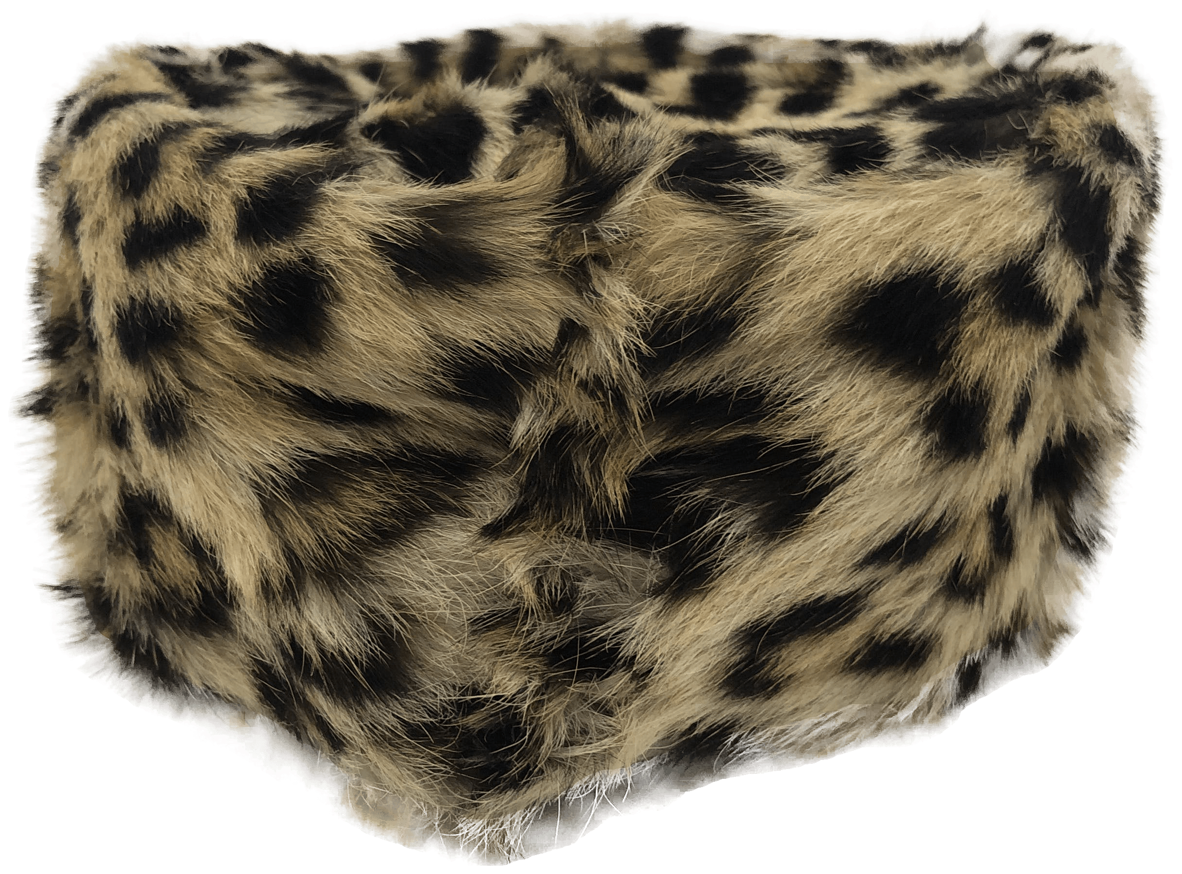 leopard fur hat