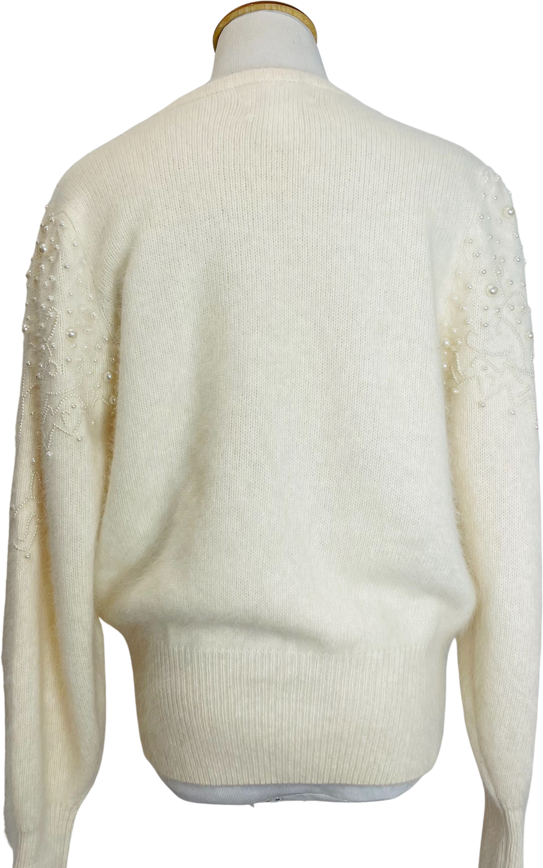 90s Angora Sweater 90s Womens Medium Fuzzy Angora Pastel Cardigan Sweater Sweater, 90s Womens Pastel Fair aisle Cardigan