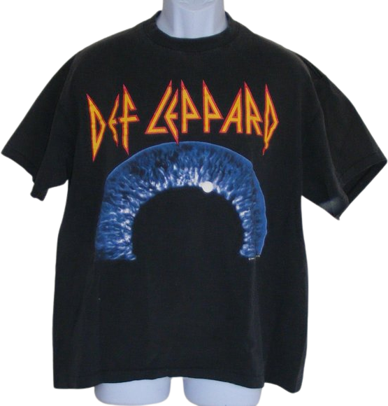 Vintage 90s Def Leppard T-shirt Adrenalize Eye 1992 By Softee by Tee | Shop THRILLING