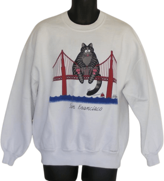 kliban cat sweatshirt