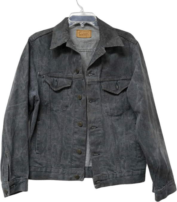 70's Washed Gray Denim Jacket by Gap Pioneer