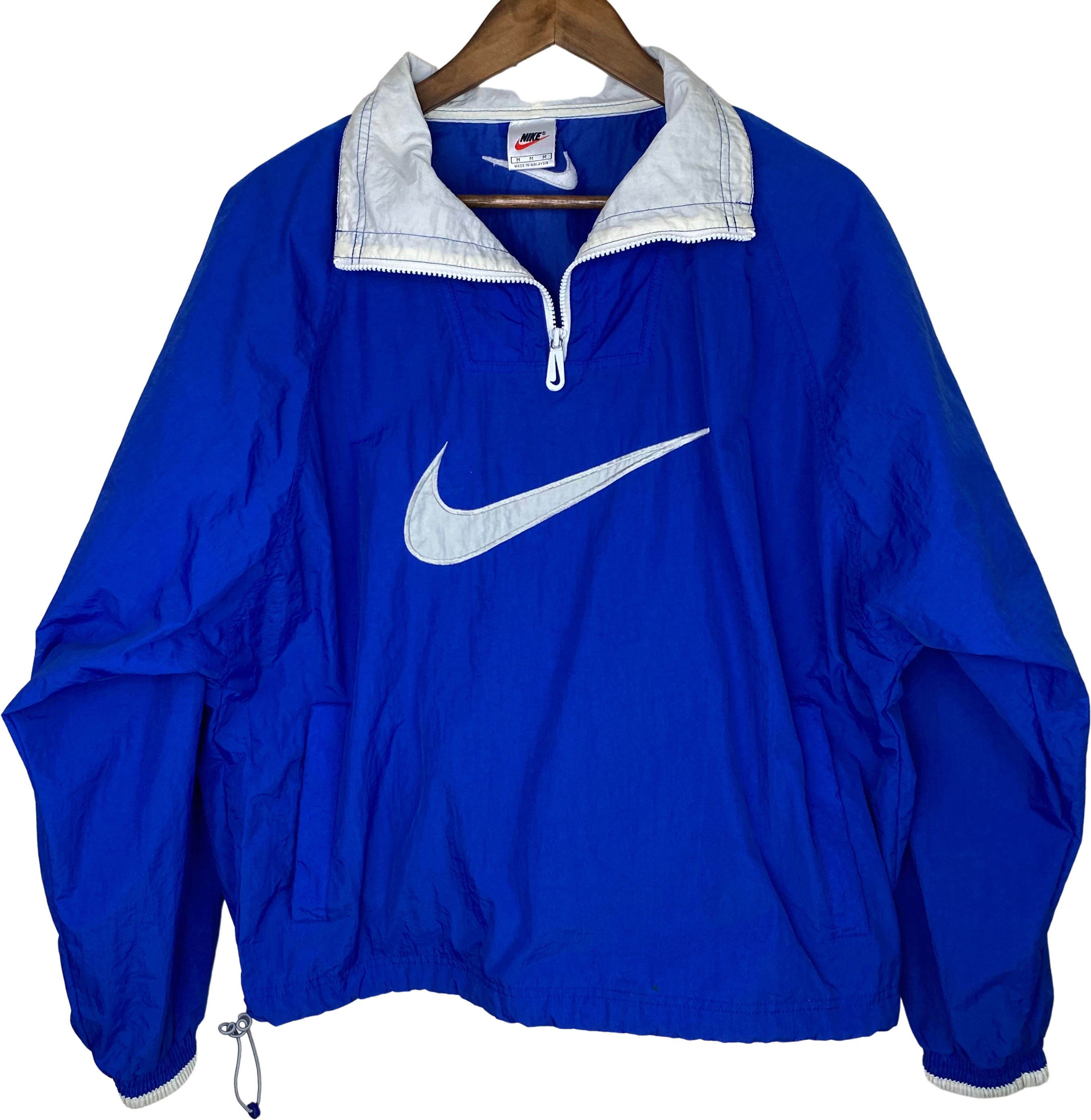 Vintage 90s Nike Blue And Windbreaker By Nike | Shop THRILLING