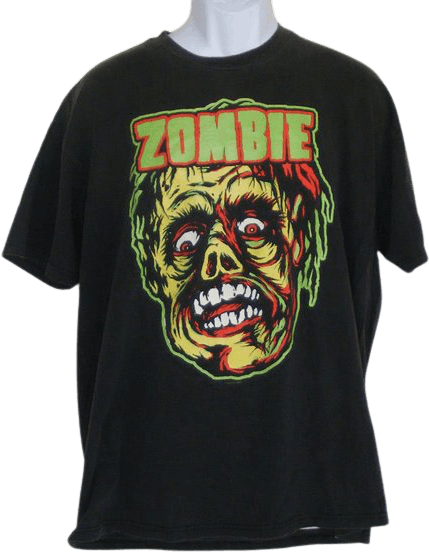 Vintage 90's Rob Zombie Glow In The Dark Concert T-Shirt Band by