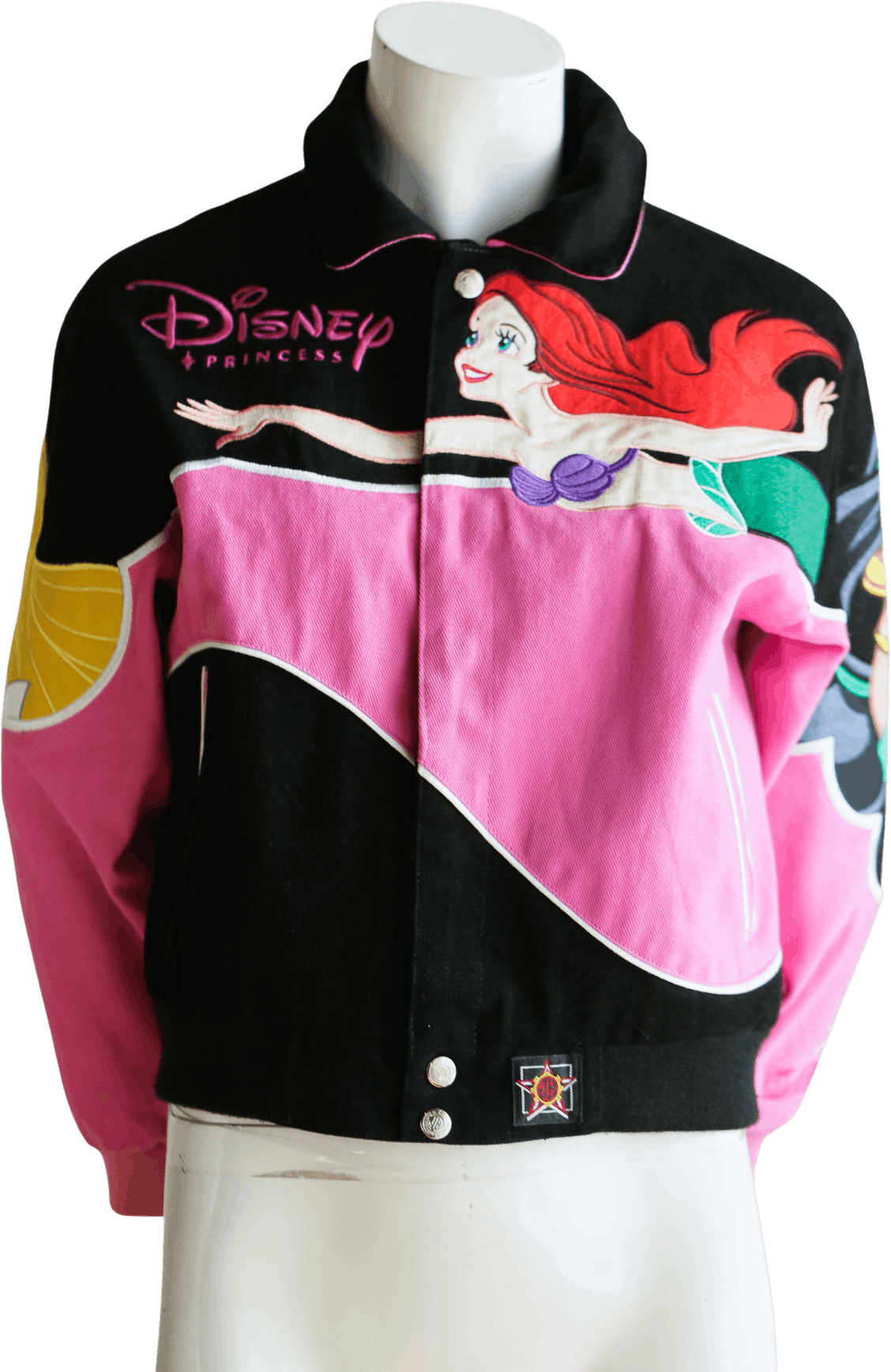 Disney Princess Embroidered Canvas Racing Jacket by Jh Designs