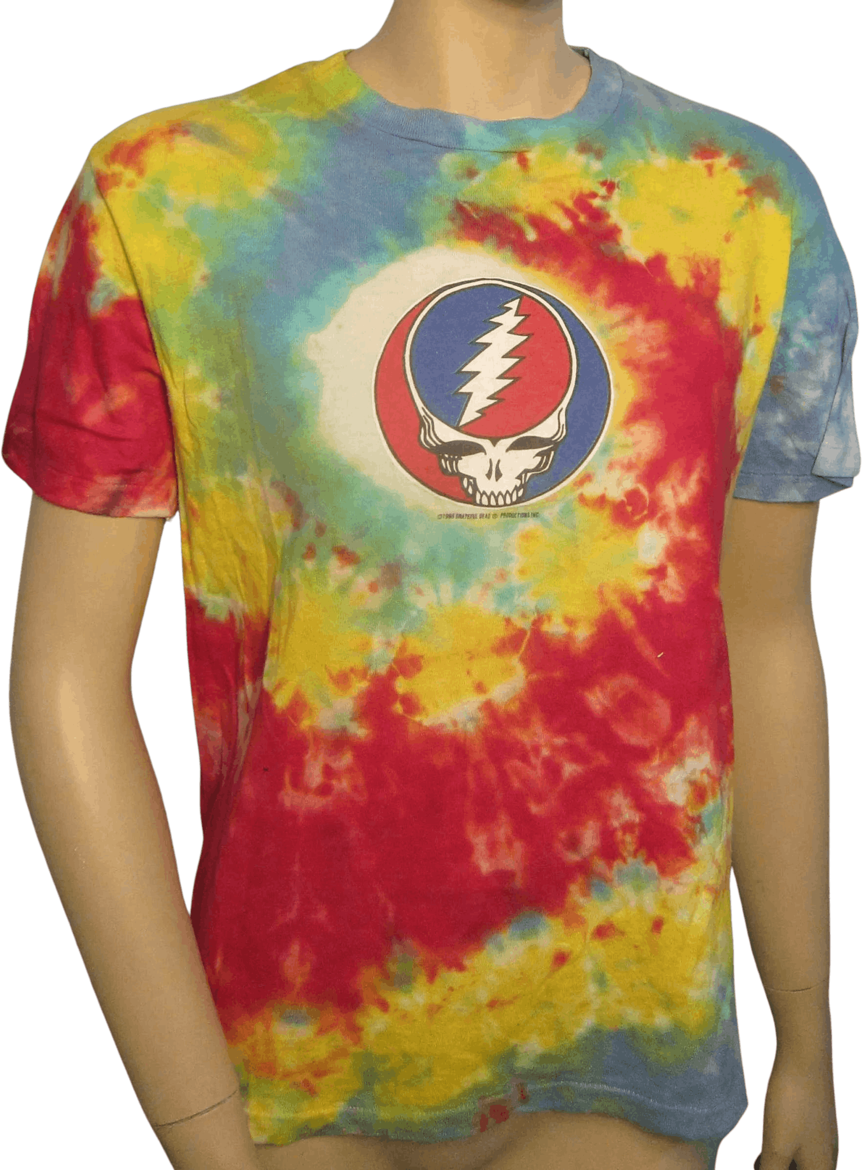 Vintage Size Womens Med+ (38) ** Rare 1986 Grateful Dead Concert