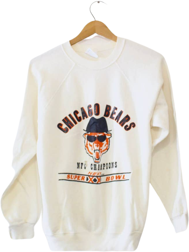 '47 Chicago Bears Atlas Franklin Rooted Long Sleeve T-Shirt Small