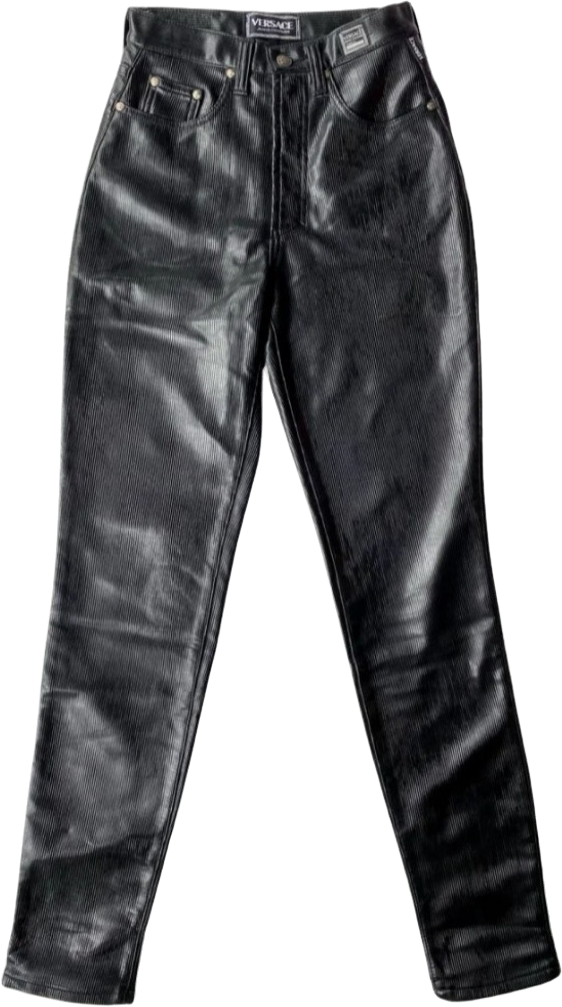 dood gaan geweer Mars Versace Vintage Leather Pants by Versace | Shop THRILLING