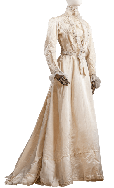 1890s wedding dress