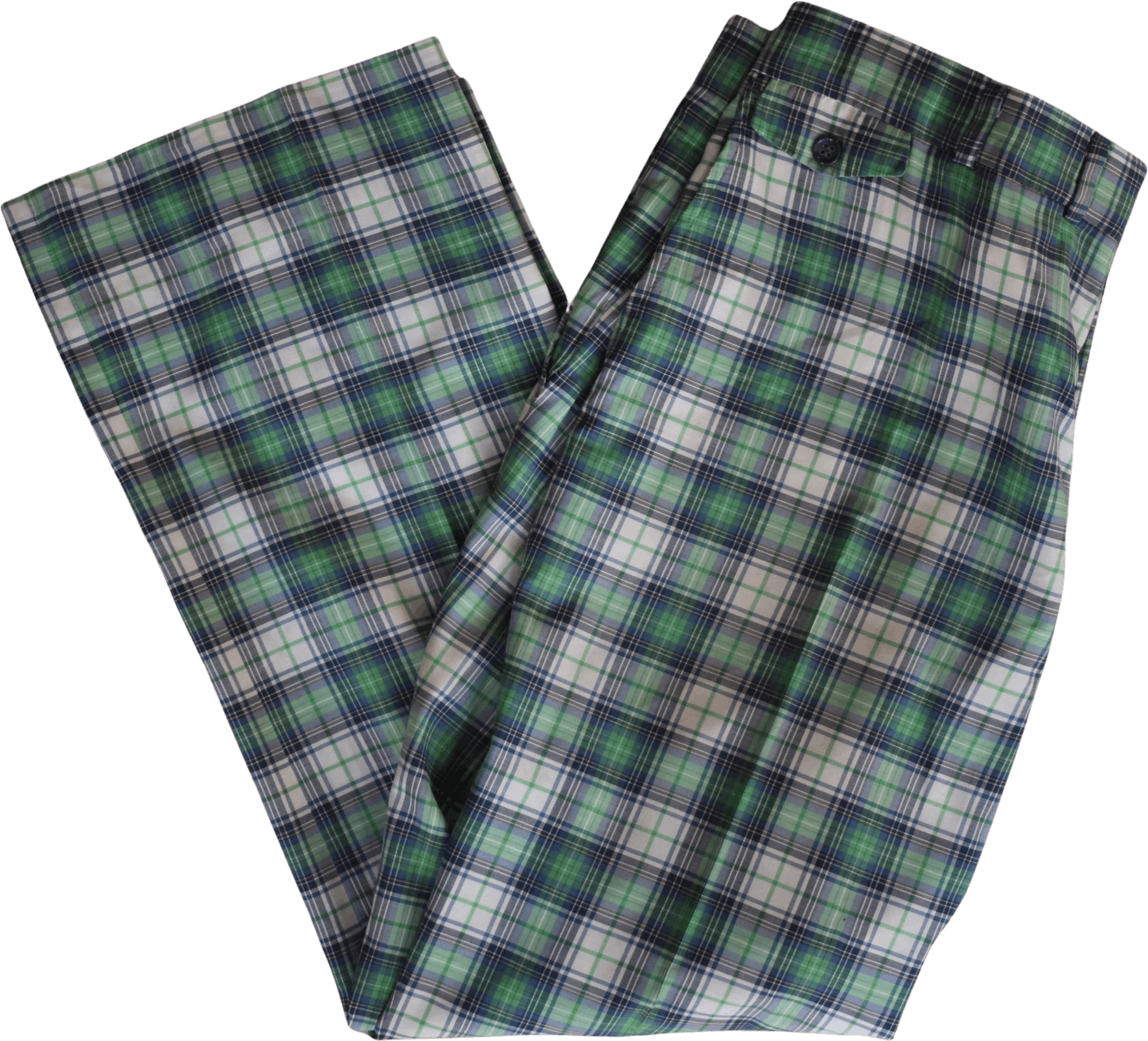 mens plaid pants green