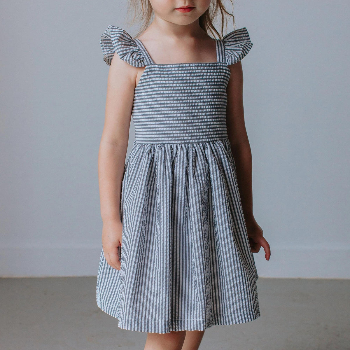 little girl gray dresses