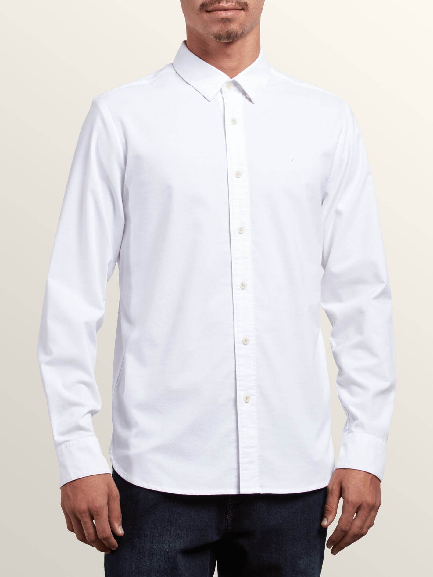 Chemise Oxford Stretch - White
