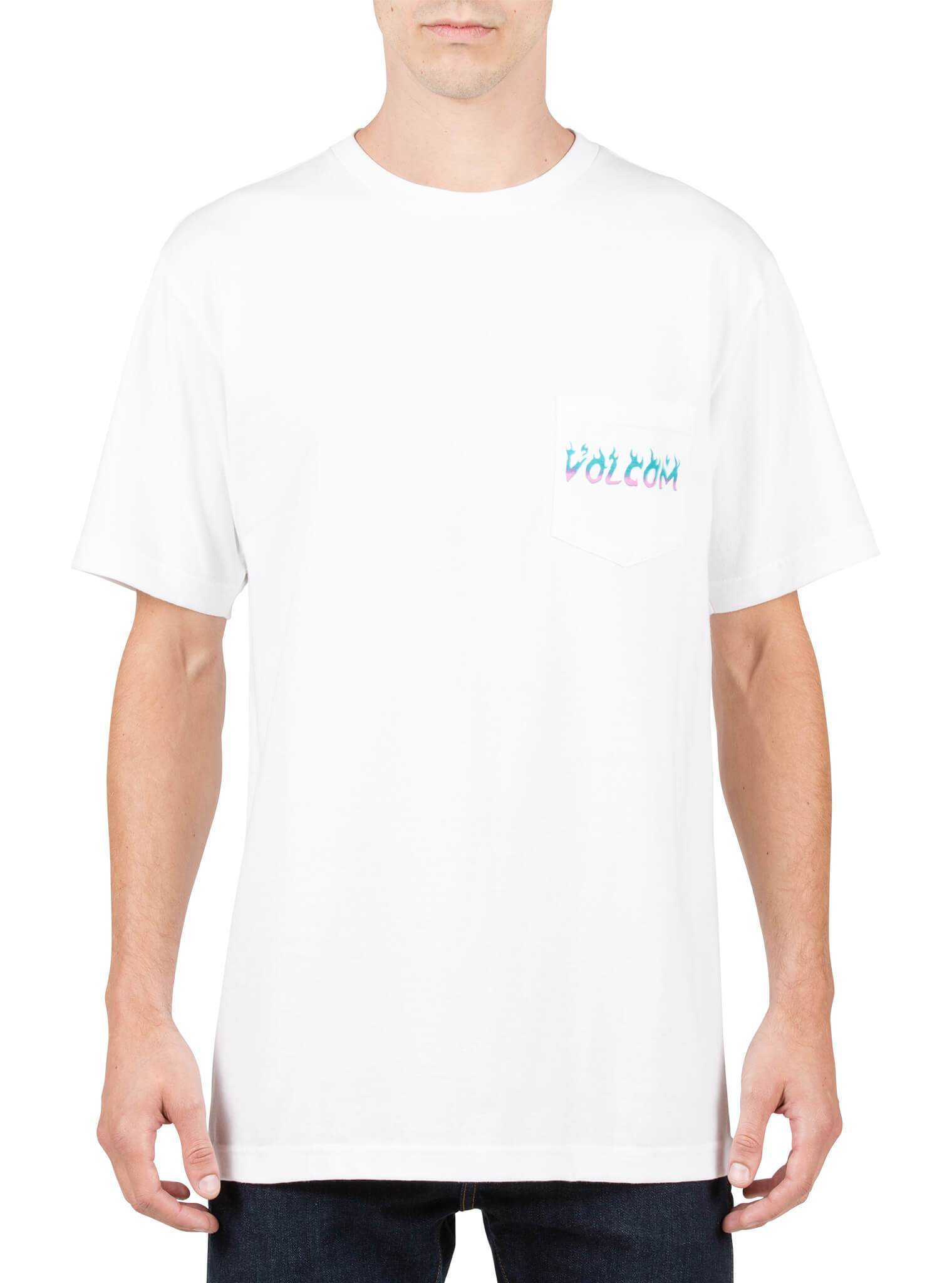 T-Shirt À Poche Shred Head - White