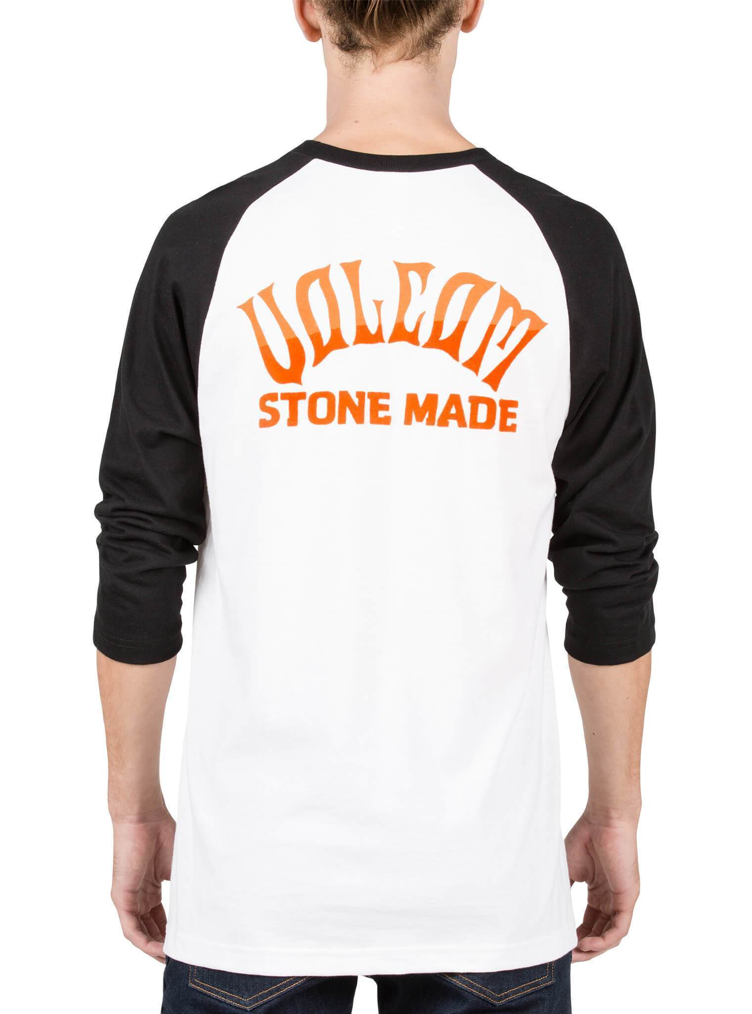 T-Shirt Wrecker 3/4 Raglan - White