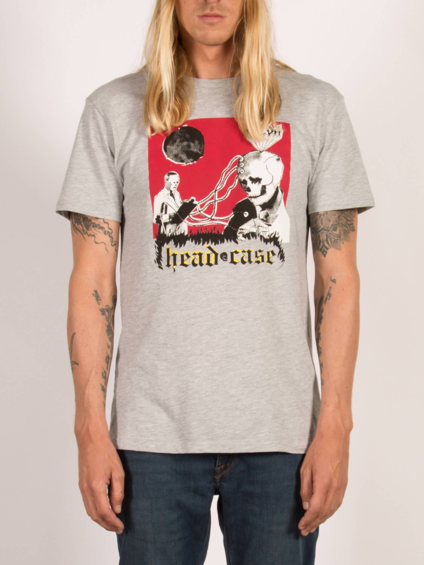 T-Shirt Head Case Basic - Heather Grey