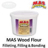 MAS Wood Flour Filler for Filleting, Filling and Bonding