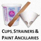 Mixing Cups, Stirrers, Paint Strainers and Paint Ancillaries