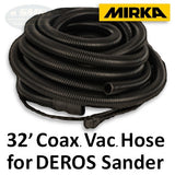 Mirka 32' Coaxial Vacuum Hose for DEROS Electric Sanders, MVHA-10
