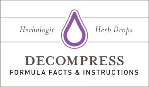 Herbal Supplement Fact Sheet: Herbalogic Decompress Herb Drops | Natural Remedy for Stress-Related Mood Swings and Tension Headaches