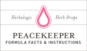 Herbal Supplement Fact Sheet: Peacekeeper Herb Drops | Natural Remedy for PMS and PMDD Mood Swings