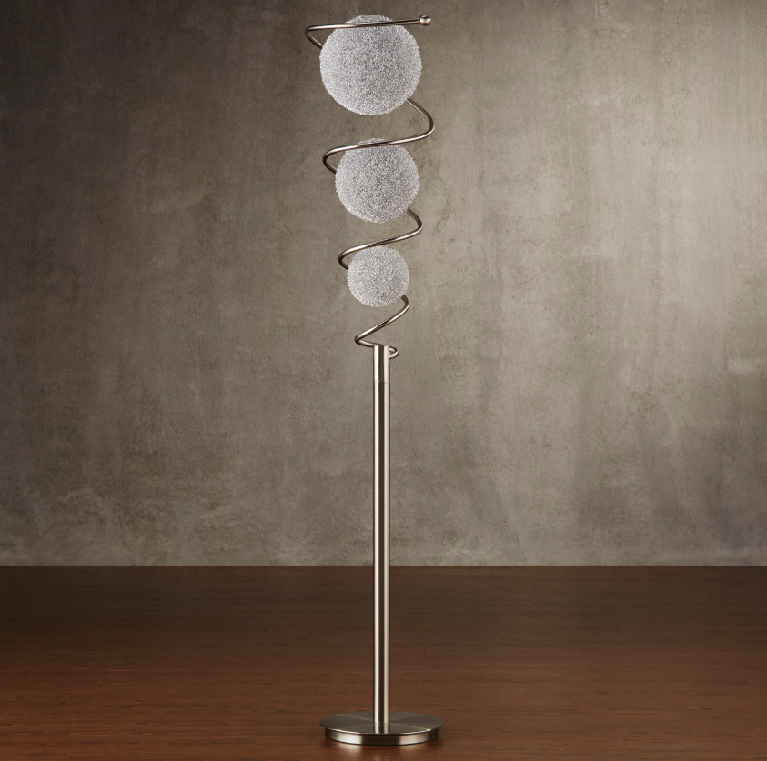 spiral shade floor lamp