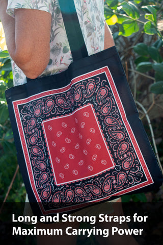 bandana tote bag demo