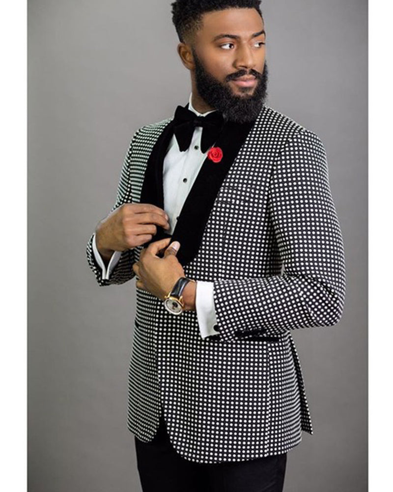 white formal attire for men