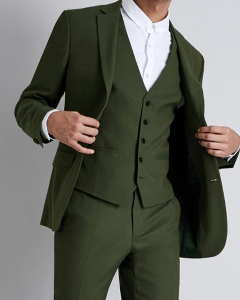 army green formal dress