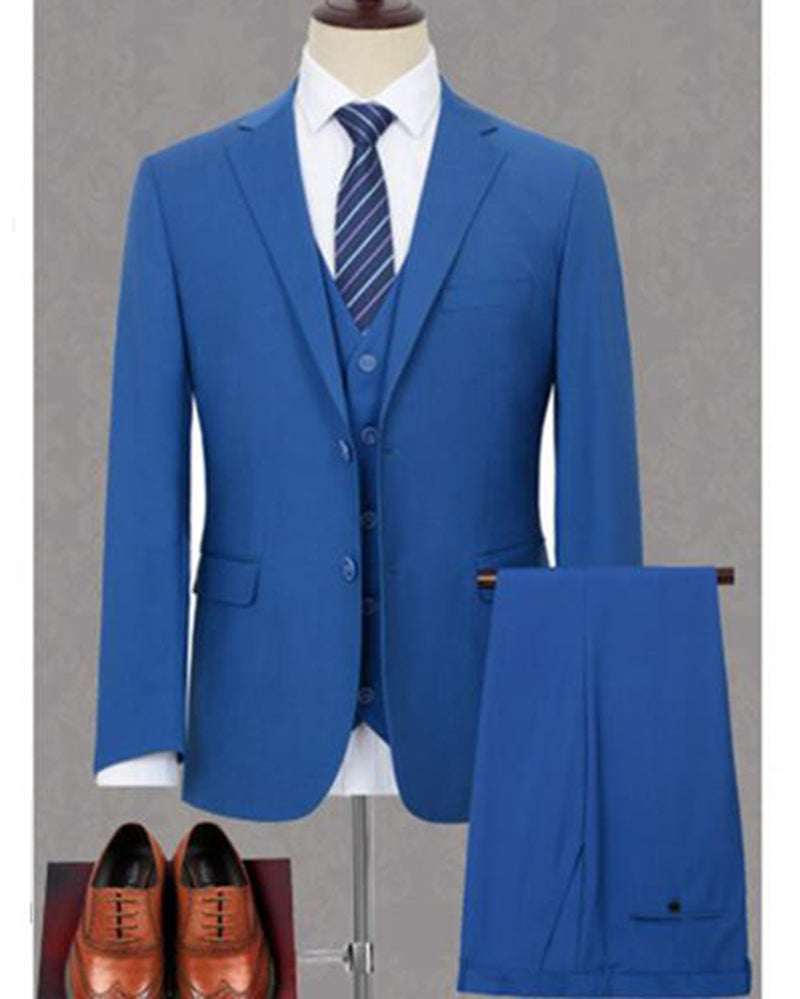 royal blue pant coat with shoes