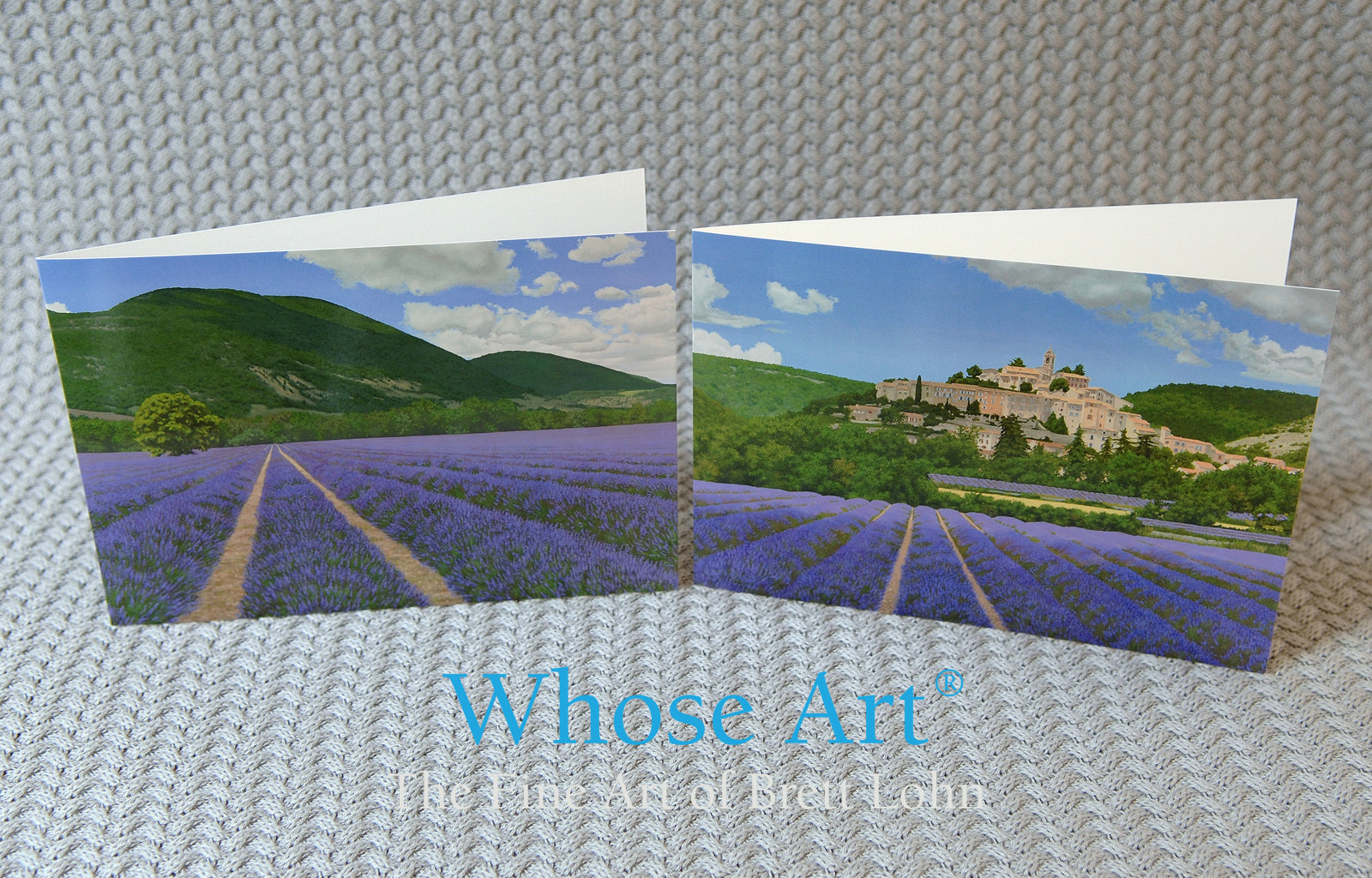 Provence Lavender painting Fine Art greeting cards