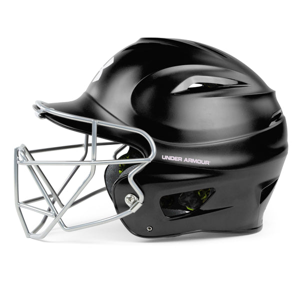 under armour batting helmet with facemask