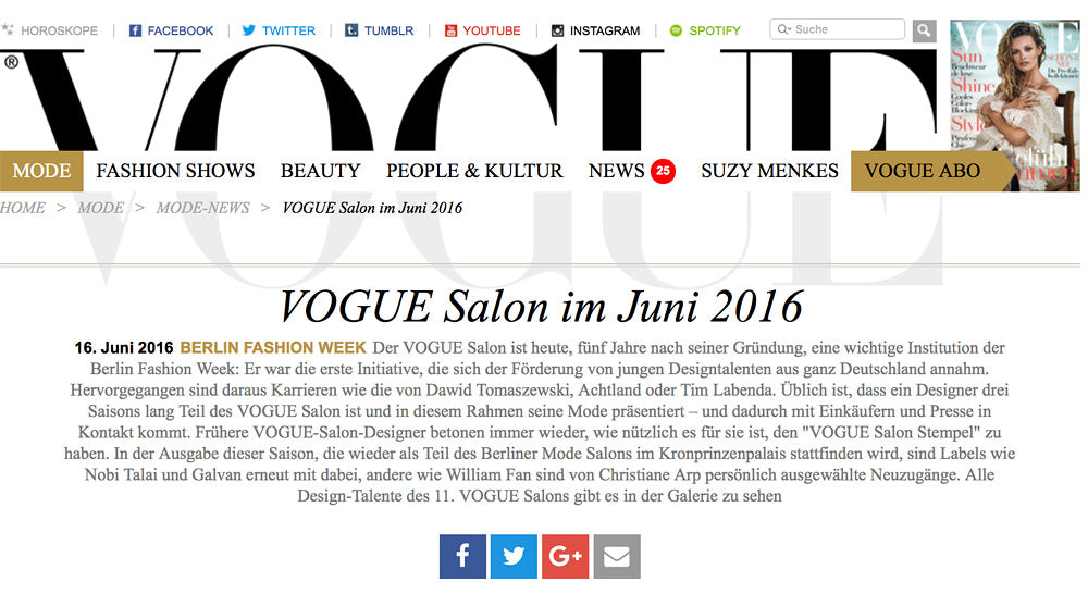 Berlin Fashion Week 2016, EARLY, Sustainable Leather Goods, Vogue Salon 2016, Tradeshow , Kronprinzenpalais