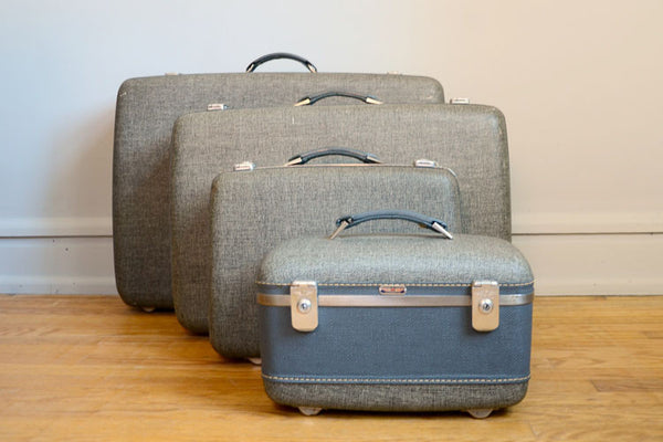 Tweed Suitcase