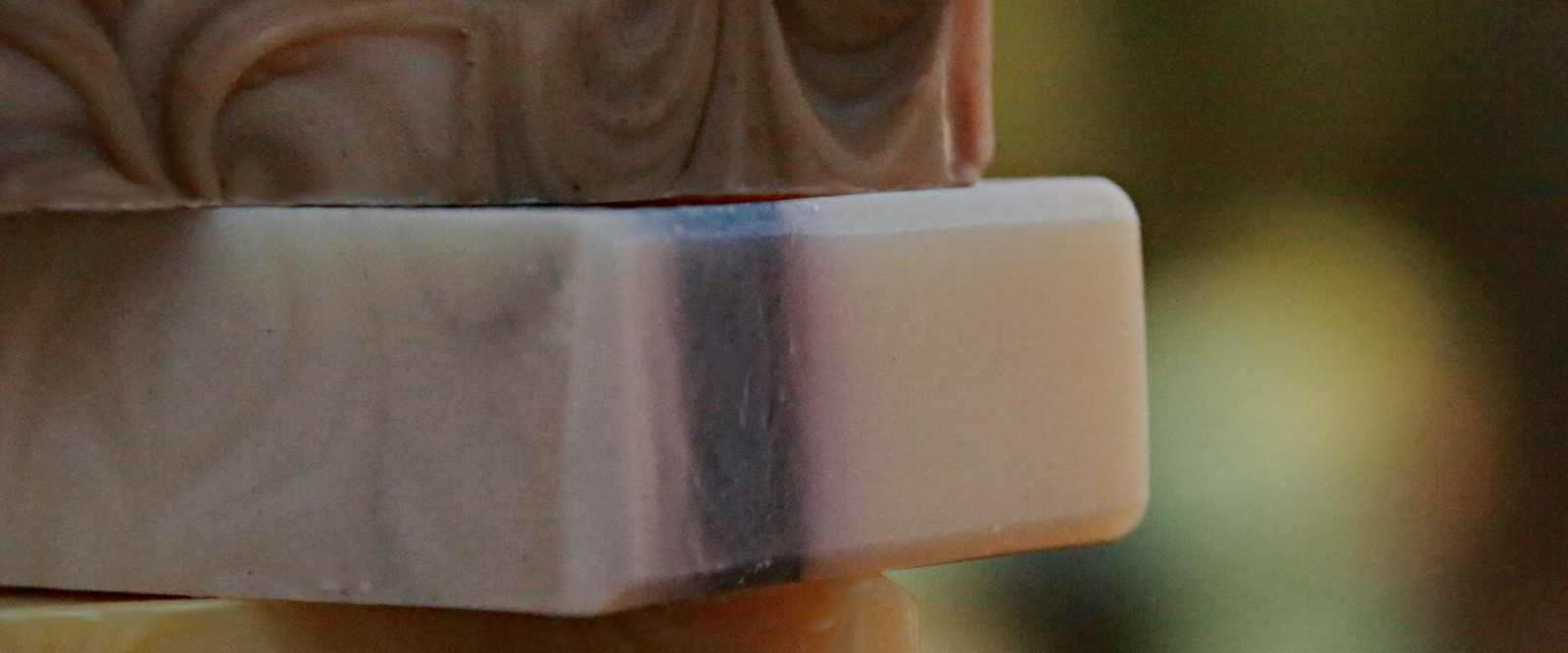 stacked natural bar soap