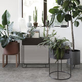 Free Standing Plant Box Black