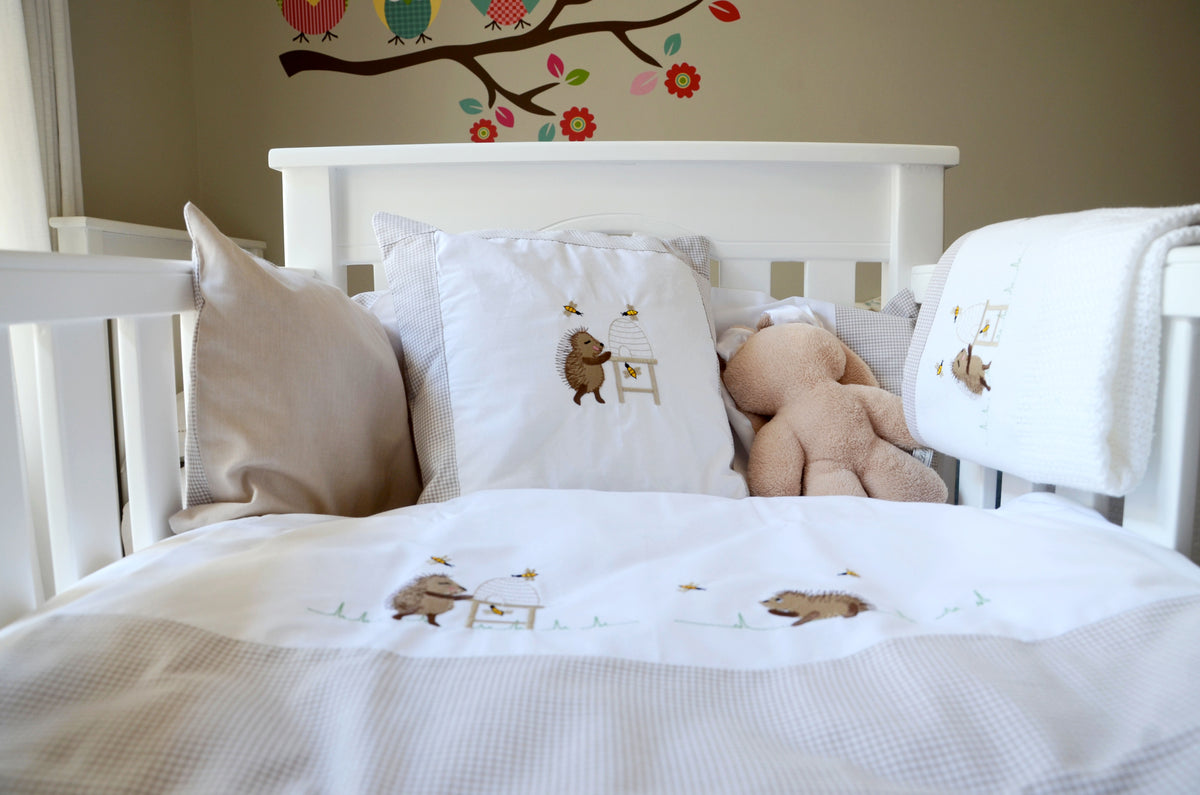 hedgehog cot bedding