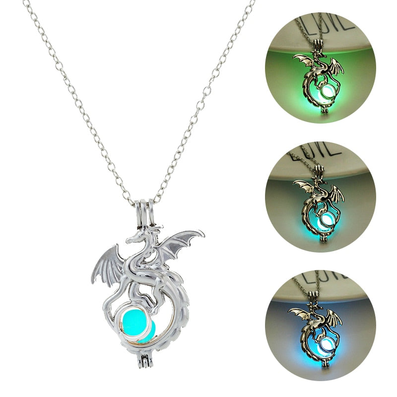 dragon stone pendant