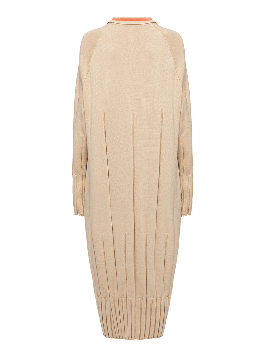 KNITTED POLO DRESS