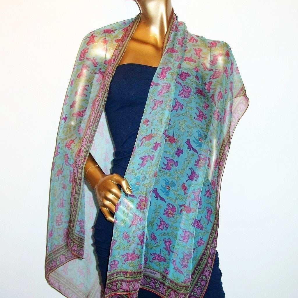 Louis Vuitton & Kenny Scharf 2014 Pop Cosmic Limited Artist Scarf Crepe of Silk Shawl 140 - poupishop