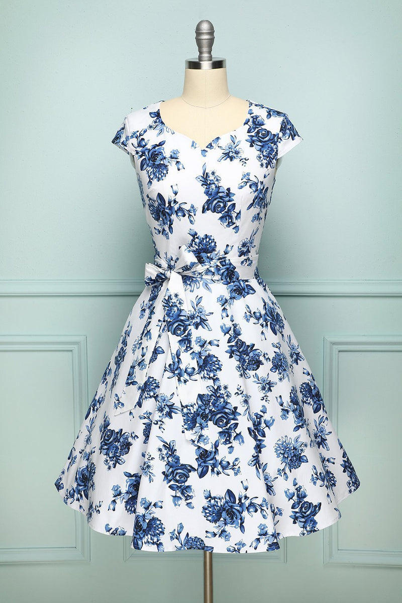 blue dress flower