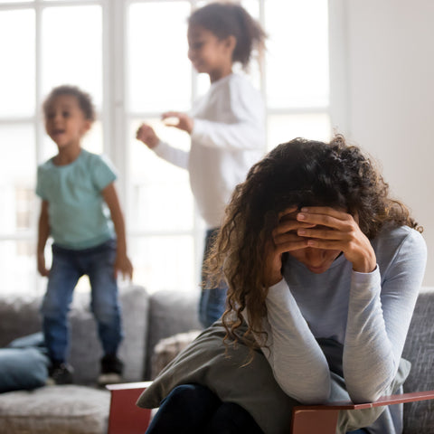 Parent Burnout Quarantine stressed mom