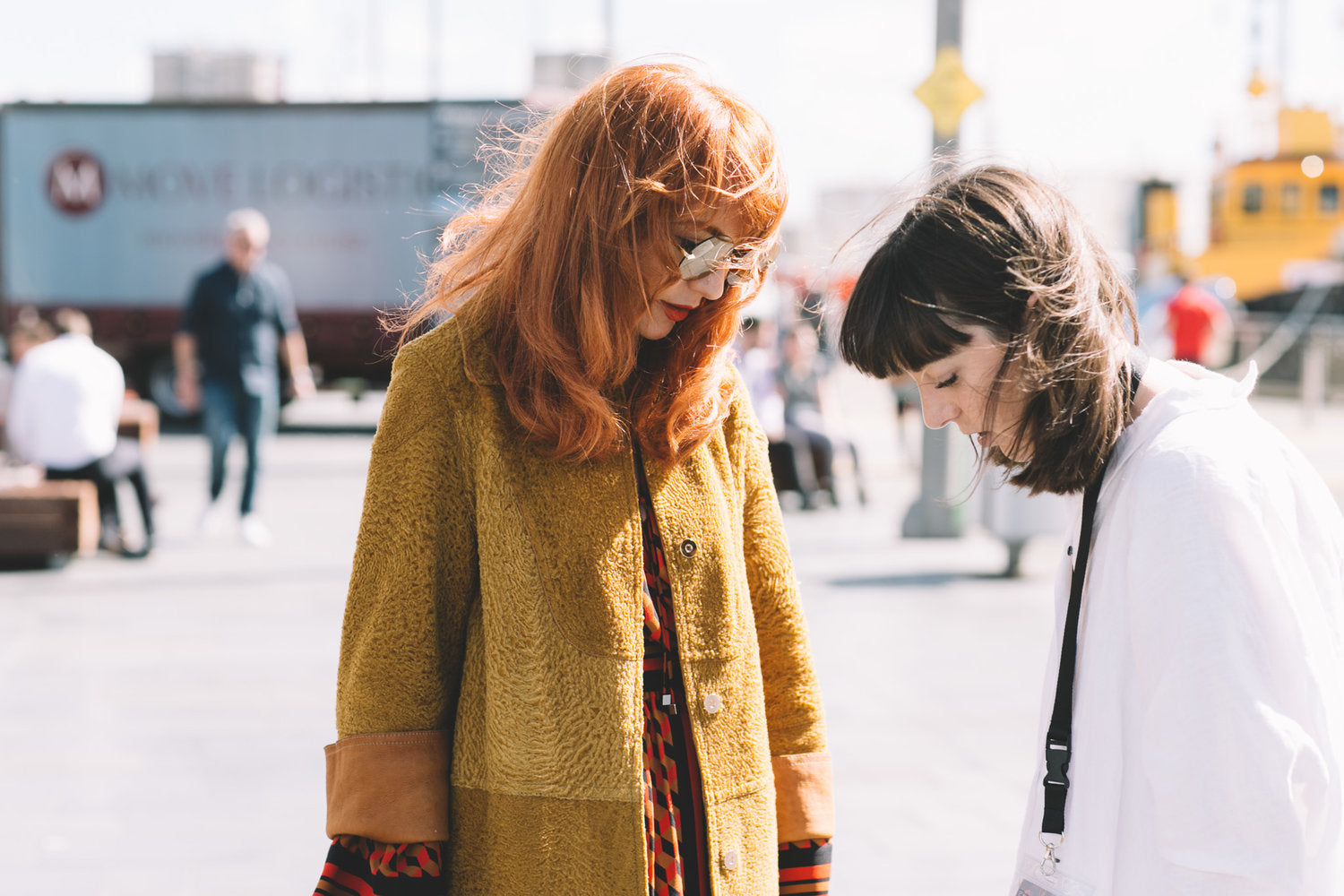 Melbourne Illustrator Kelly Thompson wearing Michael Kors from The Outnet New Zealand Fashion Week street style