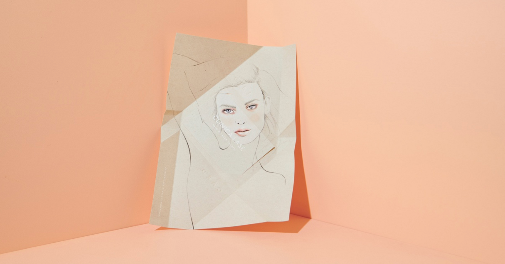 Clinicalase beauty clinic laser brand illustration by Melbourne based illustrator Kelly Thompson