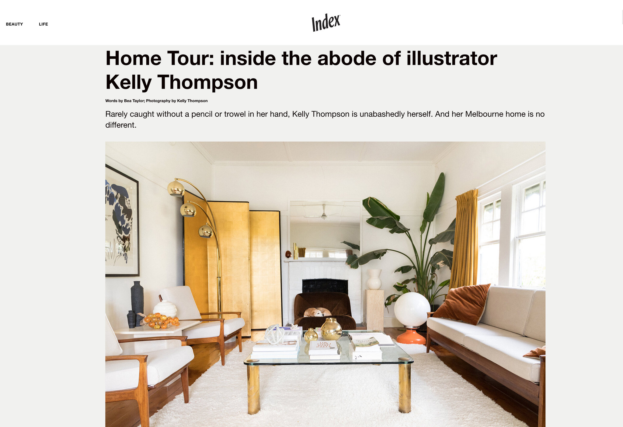 Kelly Thompson Illustrator Home Tour Index Magazine New Zealand