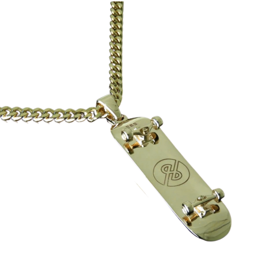 diamond skateboard pendant