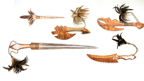 Koa Warrior Weapons