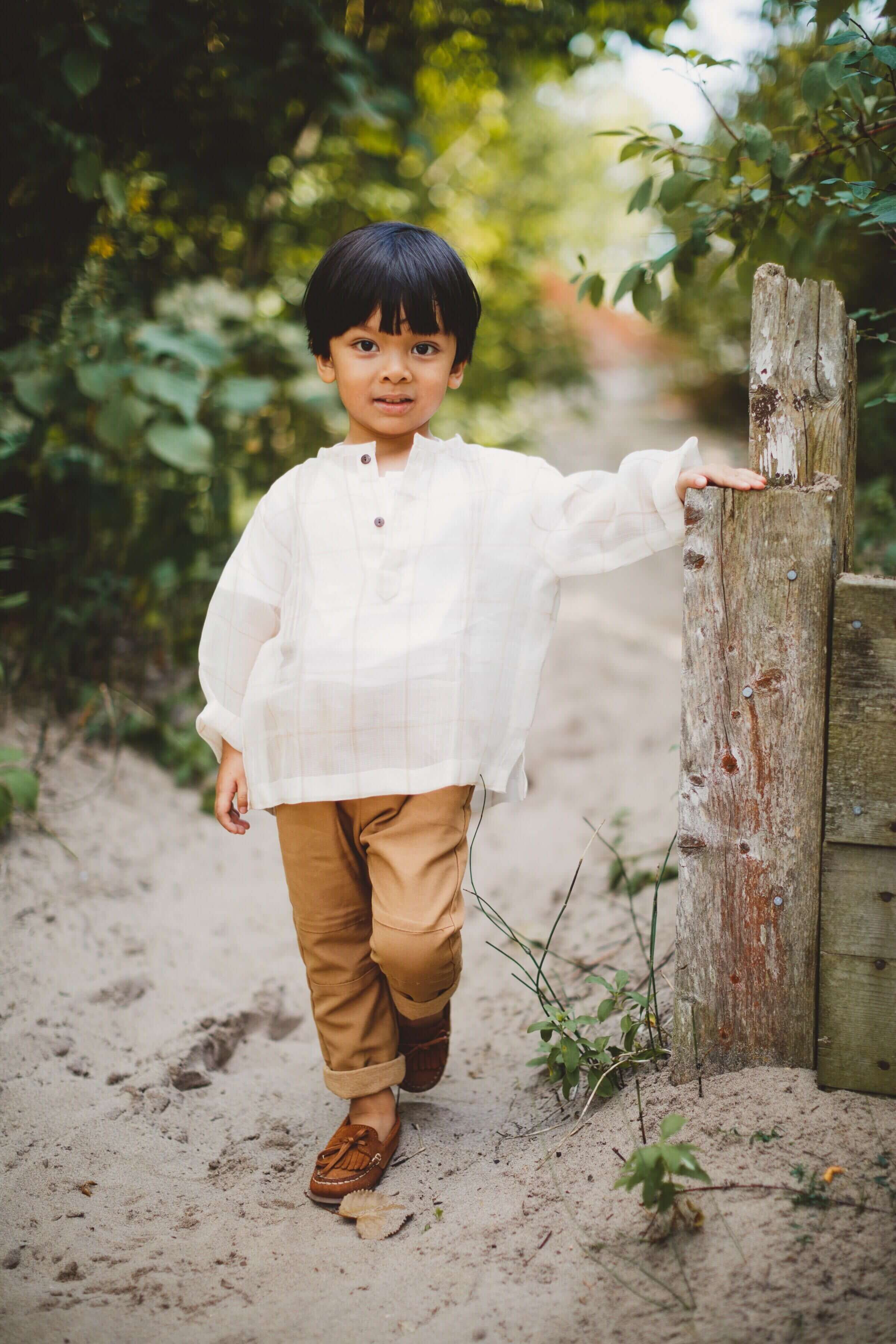 How to Style a Barong - VINTA children's barong with suspenders
