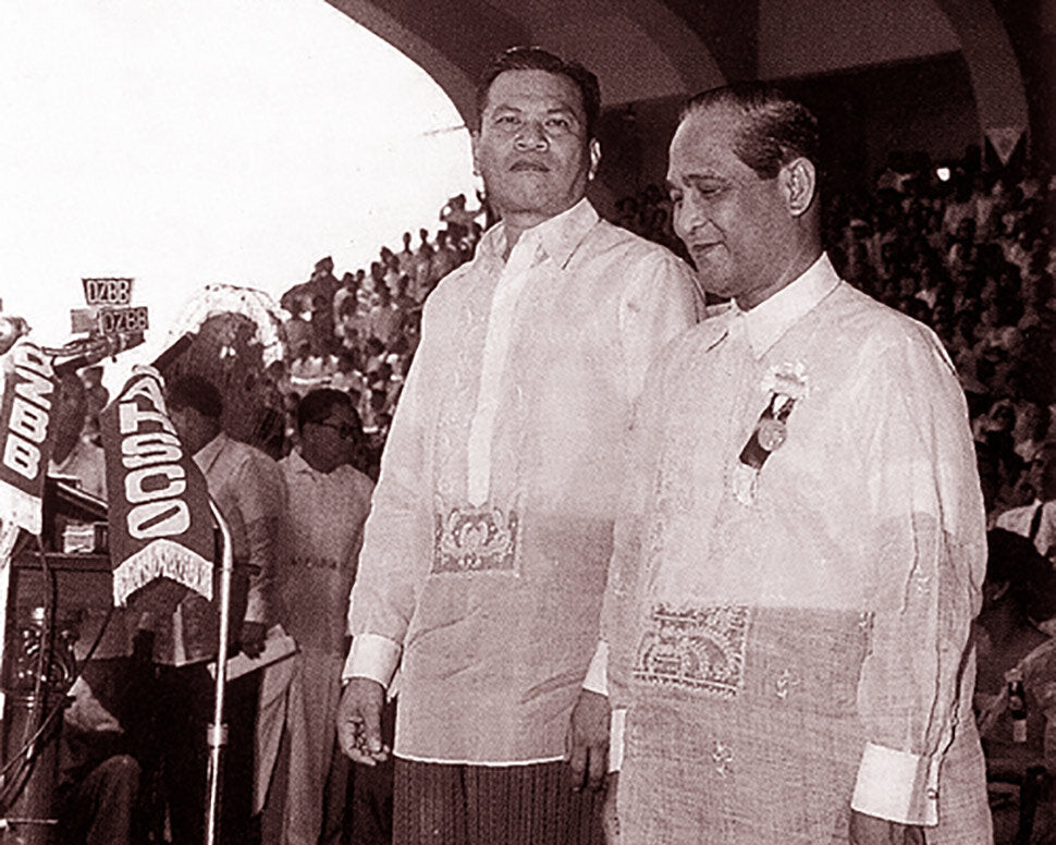 VINTA History of the Barong - President Magsaysay